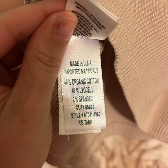 Agolde Rayne High-Neck Rib-Knit Tank - S - Picture 8 of 8